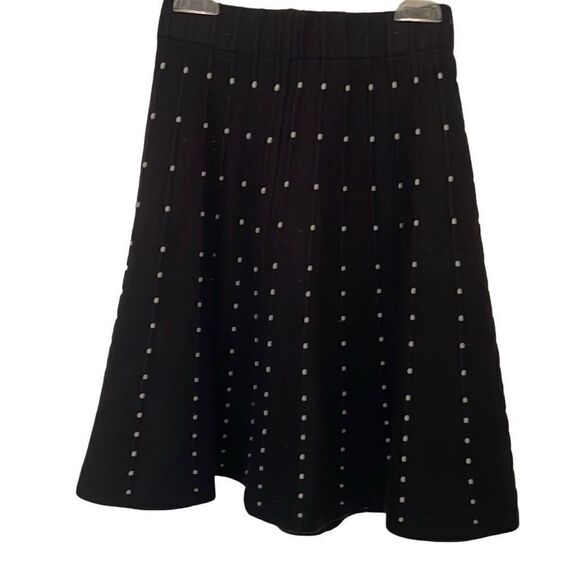 EUC Nordstrom Chelsea28 2-Pc Off Shoulder Black White Dot Top and Skirt Set - XS - Picture 9 of 11